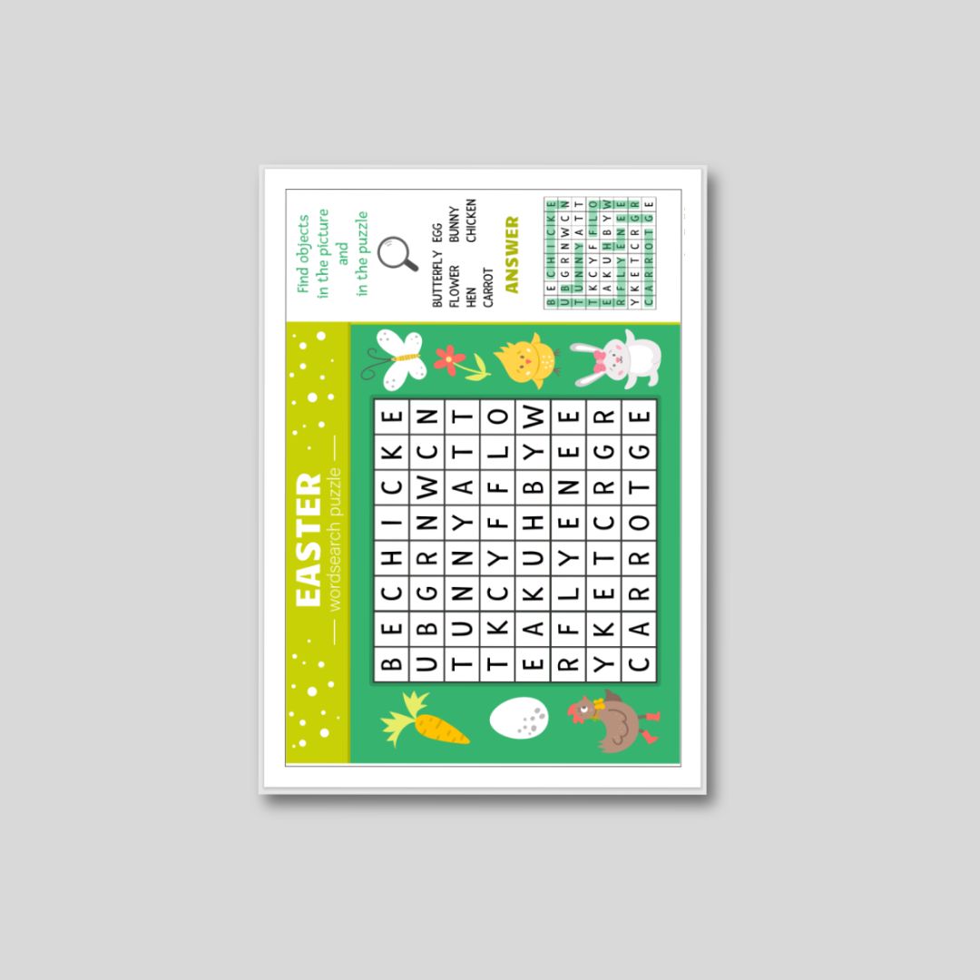 300+ Words Search Worksheet - Image 3