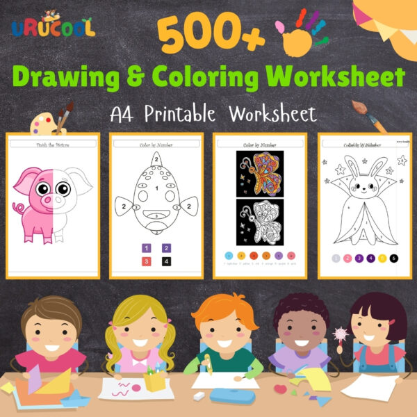 500+ Drawing Coloring Worksheet