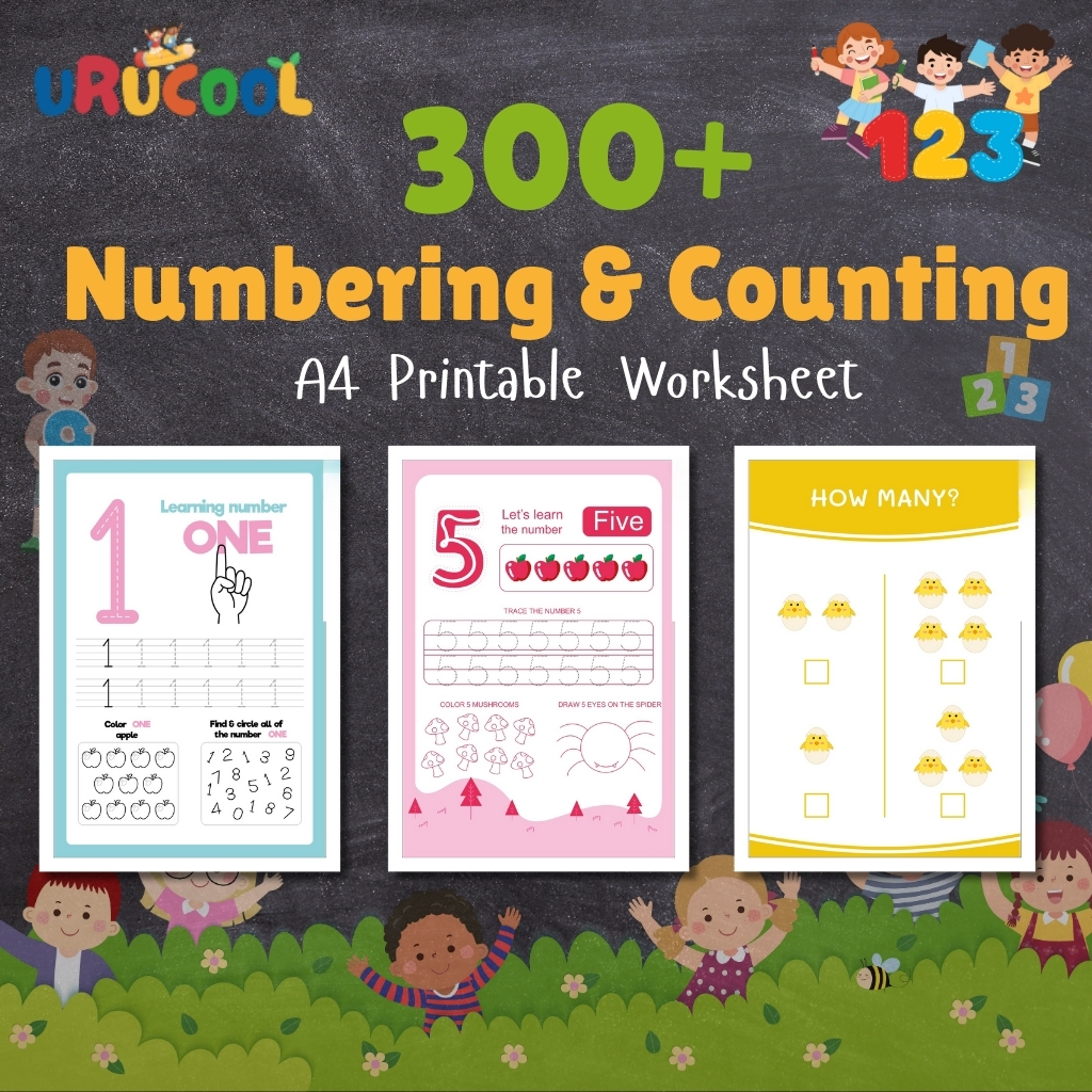 300+ Numbering & Counting Worksheet